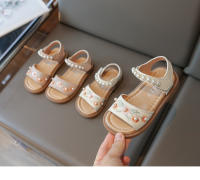 Sandalias De Verano Para Niñas Moda Bordada Transpirables Tallas Trueñas PU Cuero Cierre De Correa Flats Abiertos Para Playa Y Uso Casual - details 8