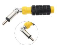 Llave De Destornillador Rotatoria 180 Grados 1/4 Pulgada Hexagonal Izquierda/Derecha Con Extensión De Tack Para Trabajo De Bricolaje Y Reparación - details 1