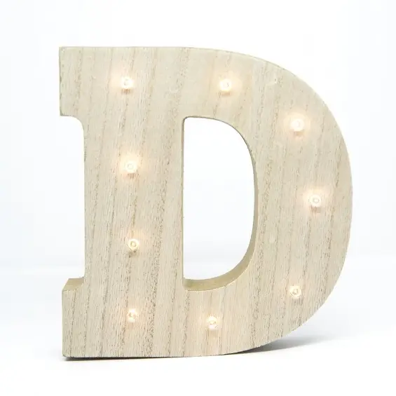 LETRA MADERA LED - 1