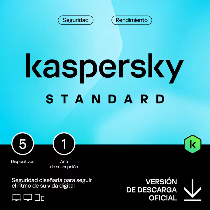 Kaspersky Standard 5 Dispositivos 1 Año - 1
