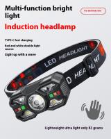 Lámpara De Cara Recargable Con Sensor De Movimiento IR LED Impermeable Para Camping Pesca Ciclismo Y Actividades Al Aire Libre - details 0