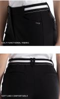 PGM Pantalones De Golf Para Mujer Alta Elasticidad Verano Primavera Casual Largo Secado Rápido Flared KUZ176 Cierre Botón Fly Material Poliéster - details 11