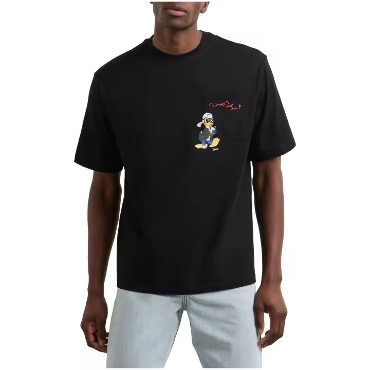 Camiseta KARL LAGERFELD con Bolsillo Disney X KL Color Negro - 1