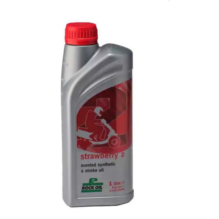 Rock Oil Aceite De Motor Strawberry 2 Stroke 1l - 1