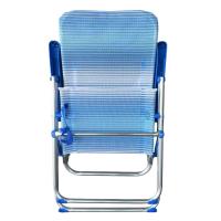 Silla Alta plegable de playa con Cojin estructura de aluminio y tejido Textileno, transpirable y fresco - Maxia Market - details 5