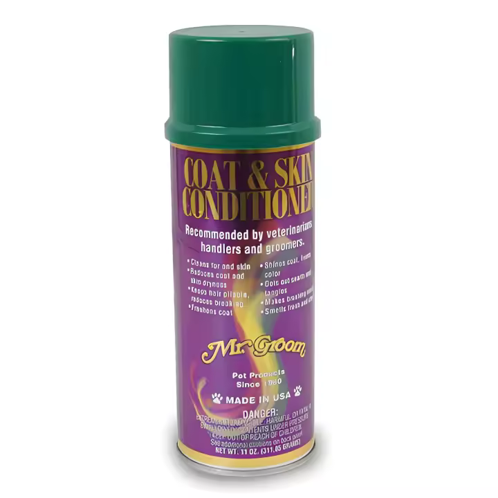 Ibañez Spray Acondicionador Coat & Skin para Perros y Gatos, Abrillantador para Pelo Corto, 311 Ml - 1