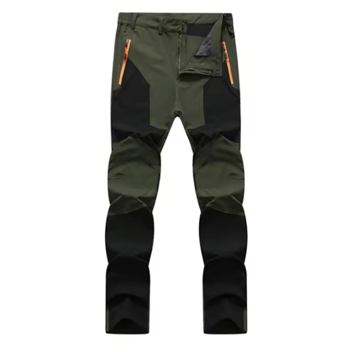 Pantalones De Senderismo Para Hombre TRVLWEGO Verano Resistente Al Desgaste Y Agua Secado Rápido Protector UV Trousers De Campaña Elásticos Y Delgados - 1