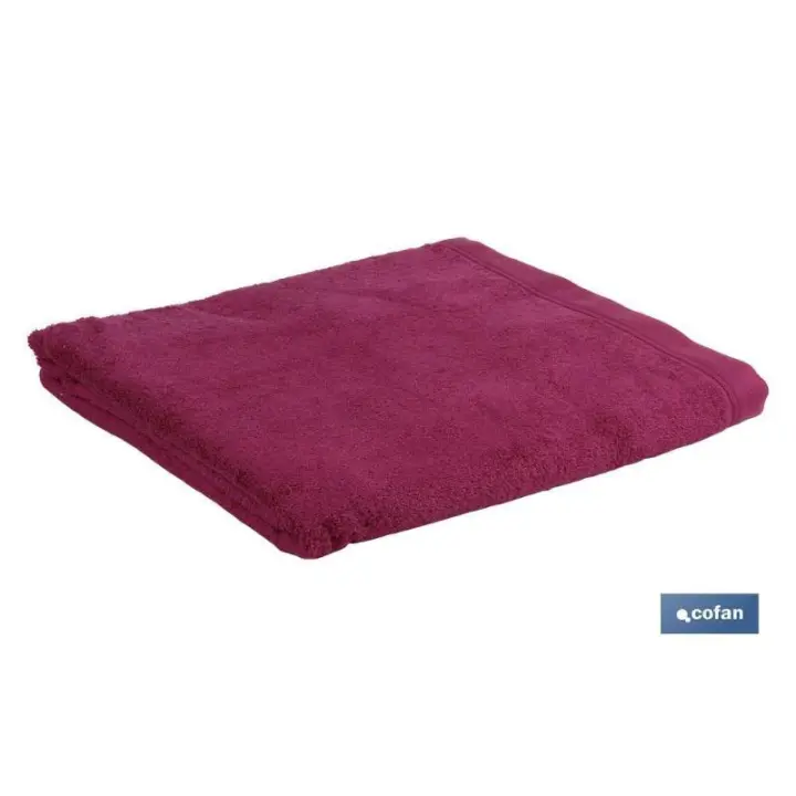 Toalla tocador púrpura  gr.580/m2 modelo mar rojo 30x50cm - 1