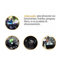 Organizer Car TrunkStorage TrunkFoldable3 CompartmentsPocketsWaterproof - details 4