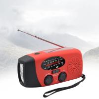 Radio De Mano Con LED Y Alerta Del Tiempo FM AM WB NOAA Recargable Por USB Y Crank 600mAh Resistente Al Agua Para Camping Y Emergencias - details 14