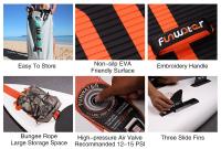 FunWater Tabla Paddle Surf Hinchable con Accesorios Premium con Funda Impermeable para teléfono móvil Remo Doble Uso | PadelSurf Stand Up Paddle Gran Estabilidad y Resistencia | Paddle Board - details 5