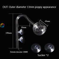 Pipérola De Vidrio Para Acuario Mini Nano Filtro De Agua Skimmer Superficie Inflación Y Eflujo 13mm 17mm Para Plantas Y Tanques De Calidad ADA - details 1