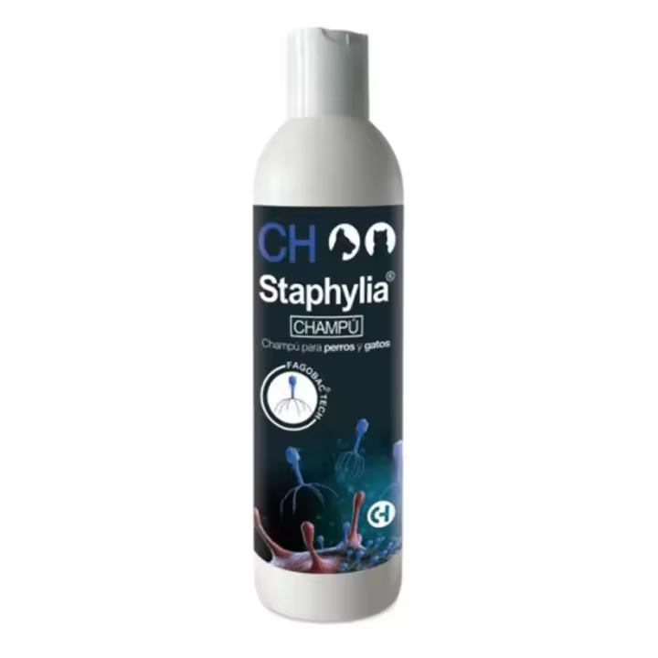 Staphylia Champú 250 ml champú indicado para tratar y corregir problemas dermatológicos de perros y gatos Chemical Ibérica - 1