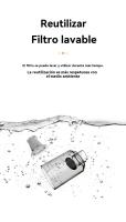 <ALIMT ><ALIMT >🎁</ALIMT></ALIMT>【Detalles para Mamá】Aspirador Portátil para Coche - Mini, Recargable, 9000Pa Succión, Negro, 120W, 7.4V, 300cm Cable, Iluminación Integrada - Ideal para Coche, Hogar y Oficina - details 8