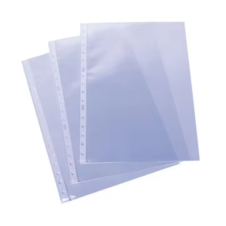 GRAFOPLAS FUNDAS MULTITALADRO 11 PP TRANSPARENTES 80 MICRAS GALGA EXTRA LISO A4 Caja de 100Und. - 1