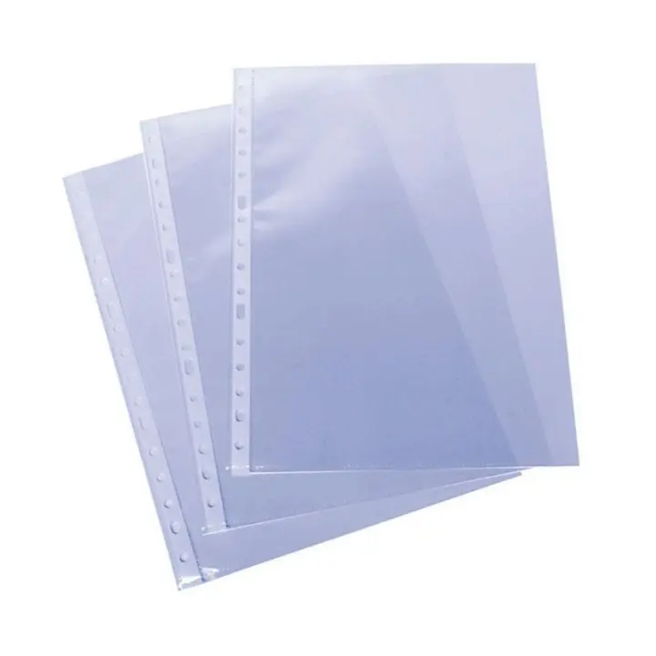 GRAFOPLAS FUNDAS MULTITALADRO 11 PP TRANSPARENTES 80 MICRAS GALGA EXTRA LISO A4 Caja de 100Und. - 1