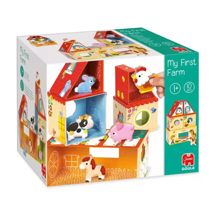 My First Farm Goula 53470 Puzzles de madera DISET - 1