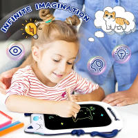 Tableta de Escritura LCD 8,5 Pulgadas SILVER PLANET - Tablero de Dibujo Electrónico - Pizarra Infantil Juguetes de Gato - Regalo de Cumpleaños para Niñas y Niños de 3 4 5 6 7 8 Años - Rosa/azul - details 2