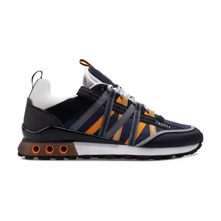 CRUYFF Zapatillas Hombre Modelo Fearia Hex-Tech CC241082-682 Navy/Orange. - 1