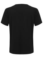 Camiseta deportiva de verano de manga corta con cuello redondo informal de talla grande para hombre, a juego con el color, a la moda para fitness - details 21