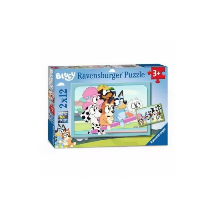 BLUEY PUZZLE 2X12 PIEZAS DE RAVENSBURGER - 1