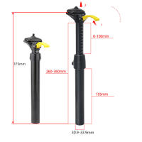 Sillín De Bicicleta Poste De Soporte De Suspensión Para Bicicletas Absorbedor De Choques Para Carretera Grava Bicicleta De Paseo Y E-Bike - details 25