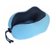 Almohada en forma de U de espuma viscoelástica para el cuello, cojín cervical portátil de viaje, puede almacenar almohadas de coche y avión - details 4