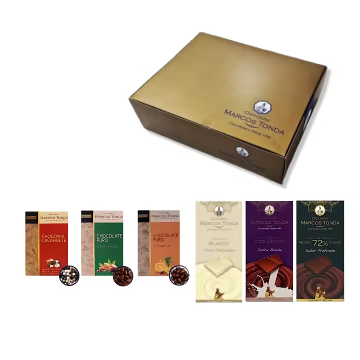 Chocolates Marcos Tonda - Lote Mix Gourmet X2 | Chocolates Originales Para Regalar | Caja De Chocolates Para Regalar Y Grajeas | Grajeas Y Chocolate Regalo - 1