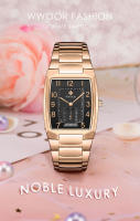 Reloj De Mujer WWOOR 2024 Oro Creativo Acero Inoxidable Resistente Al Agua Cuadrado Reloj De Pulsera Para Mujer Con Marcadores Arábigos - details 0