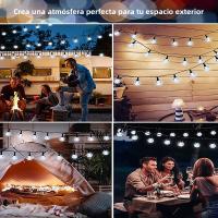 Luces De Cadena Solar LED Para Exterior Con 8 Modos De Iluminación Bola Burbuja Para Jardín Bodas Camping Fiestas De Navidad Decoración - details 12