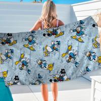 Toalla De Playa Microfibra Donald Duck Rápida Secado Toalla De Piscina Para Viajes Yoga Absorbente Suave Combinación De Poliéster Y Algodón Tamaño Rectangular - details 2