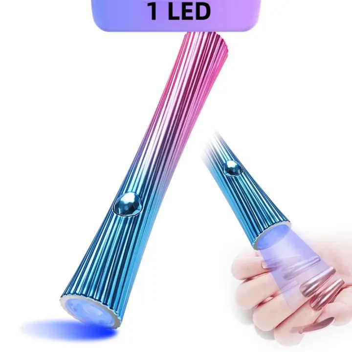 Mini Lámpara Portátil Para Uñas USB Secado Rápido LED UV Para Toda La Polvos De Gel Linterna Secadora De Uñas Máquina De Secado De Uñas Mini - 1