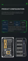 JAKEMY JM-8187 Kit De Destornilladores Precisos Con Mango De Aleación De Aluminio Y Bits Magnéticos CR-V Para Reparación De Teléfonos Móviles Y Tabletas PC Herramientas Multifuncionales Antideslizantes - details 14