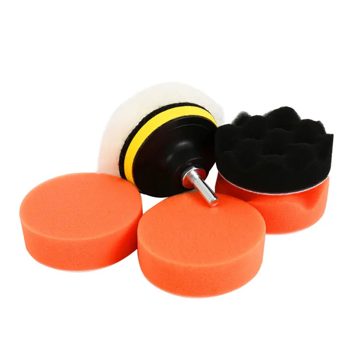 Kit De Esponjas De Pulido Para Coche 3 Pulgadas 6/12PCS Eliminación De Rayones Limpieza Y Cera Con Herramienta De Pulido Para DIY En Casa - 1