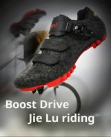 Zapatos De Ciclismo Para Hombre 2024 Antideslizantes Autolock Mountain Bike Sneakers Cuero Suela De Goma Transpirables Talla True - details 1