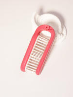 Peine Portátil Y Plegable Para Cabello Antiestático Con Masaje Capilar Accesorio De Estilo Para Salon Uso Profesional - details 14