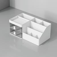 Caja De Mostrador Para Maquillaje Unisex Adulto Con 2 Cajones Gran Capacidad Montaje De Tensión Terminado En Plástico - details 3