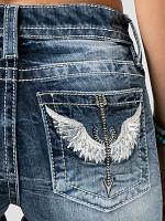 Pantalones Vaqueros Flared De Denim Para Mujer Estilo Europeo Y Americano Casual Adecuados Para Viajes Diarios Cierre De Cremallera - details 4