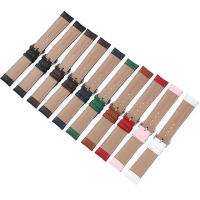 Correa De Reloj De Cuero Suave Con Patrón De Litchi Reemplazo De Pulsera 14mm 16mm 18mm 20mm 22mm Para Mujer Y Hombre - details 9