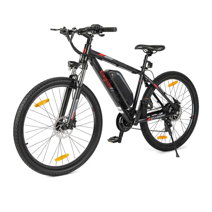 Bicicleta eléctrica Eleglide M2 27.5'x 18' de montaña con motor de 250W, velocidad de 25km/h, batería de 36V 15Ah, alcance máximo de 125km, carga máxima de 120kg, cambio de 24 velocidades Shimano, frenos de disco hidráulicos, control de APP - 1