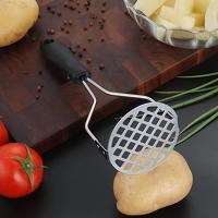 Prensa De Patatas Manual De Acero Inoxidable 430 Molinillo Para Patatas Y Ajo Gadgets De Cocina Herramienta Para Frutas Y Verduras - details 7
