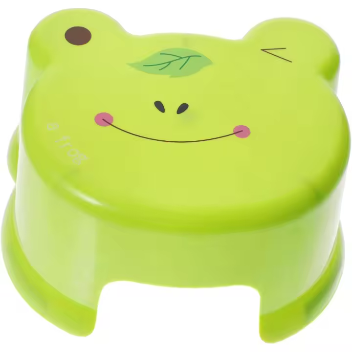 Taburete de plástico con dibujos animados para baño infantil, decoración de taburetes para exteriores, taburetes para niños, taburete de plástico para exteriores, taburete bajo. - 1