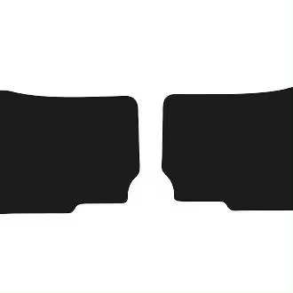 Alfombrillas traseras para: Ford Explorer MK6 ST-Line pickup 2019- - 1
