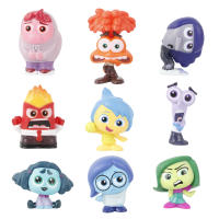 Set De 9 Figuras Mini De Anime inside out Juguetes De Película De Dibujos Animados Para Niños Joy Ansiedad Enojo Tristeza Desagrado Miedo Muñecos Modelo Regalo - details 0