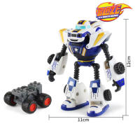 Figura De Acción Blaze Monster Machines De Dibujos Animados Plástico Y Aleación Coche Deformado Modelo Juguete Para Niños Regalos De Cumpleaños - details 2