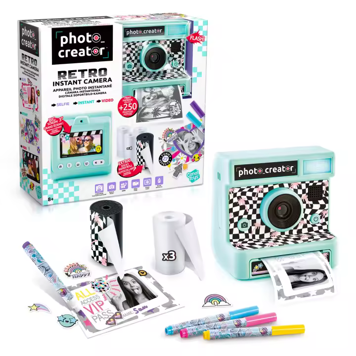 Cámara Instantánea Retro - Retro Instant Camera - Photo Creator - Canal Toys - CLK019 - 1