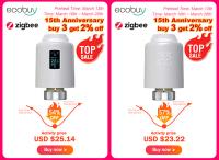 Actuador De Radiador Inteligente Tuya ZigBee TRV Válvula Termostática Remota Controlador De Temperatura Alexa Google - details 2