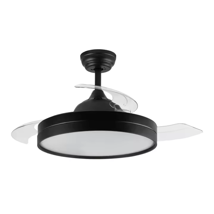 Orbegozo CP 137105 - Ventilador de techo ,motor DC,6 velocidades, 3 aspas retactiles,mando distancia - 1
