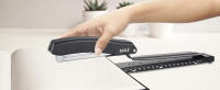 Eagle Stapler Con Brazo Largo Y Regla Integrada Guía De Papel Ajustable Anvil Rotativo Suministros De Encuadernación Para Escuela Y Oficina Material Metálico Tamaño Normal - details 0