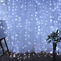Luces De Cadena LED Para Cortinas 3x3/2/1m Luz Cálida Con Control Remoto Decoración De Navidad Y Bodas Para Dormitorio Y Fiesta - details 2